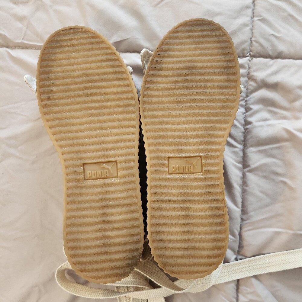Puma x Fenty Bow Creeper Ankle Laceup Sandal Platform Shoes - Picture 8 of 10
